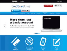 Tablet Screenshot of credecard.com
